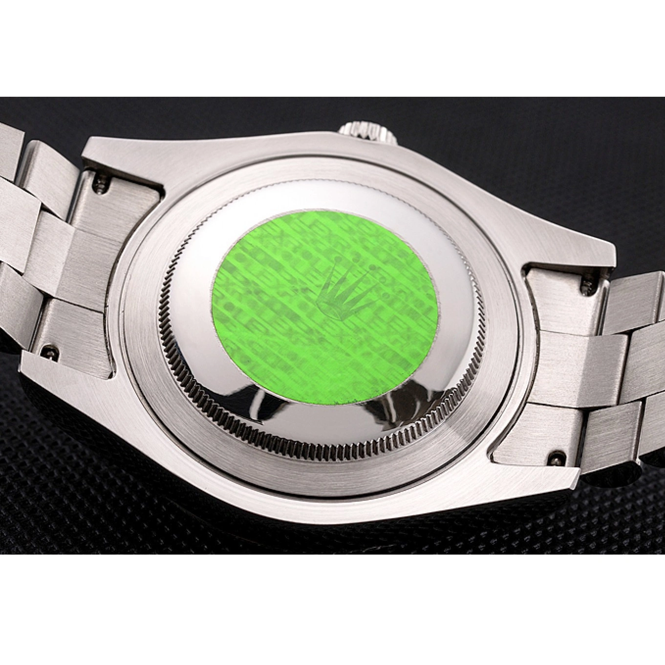Aaa replica watch Numerals And Black Datejust Rolex Bracelet Steel Case Swiss Stainless Roman Dial 0819